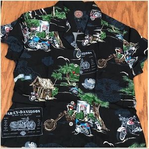 RARE/VINTAGE Women’s HARLEY DAVIDSON Blouse 🕶